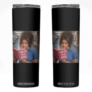 Funny Nursing Student Doll Face Meme Skinny Tumbler Future Nurse Gift