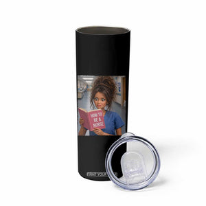 Funny Nursing Student Doll Face Meme Skinny Tumbler Future Nurse Gift