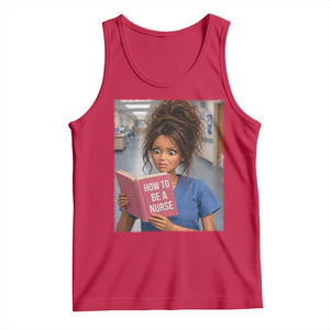 Funny Nursing Student Doll Face Meme Tank Top Future Nurse Gift