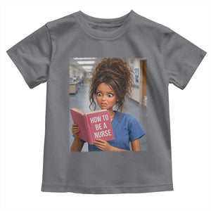 Funny Nursing Student Doll Face Meme Toddler T Shirt Future Nurse Gift