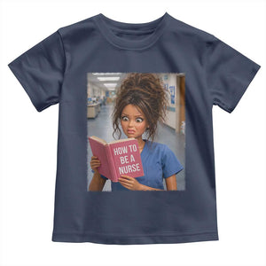 Funny Nursing Student Doll Face Meme Toddler T Shirt Future Nurse Gift