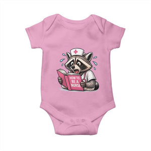 Funny Raccoon Nursing Student Healthcare Gift Baby Onesie