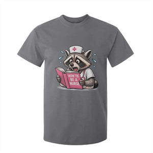 Funny Raccoon Nursing Student Healthcare Gift T Shirt For Kid