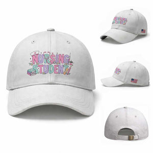 Pastel Nursing Student Medical School Gift Baseball Cap
