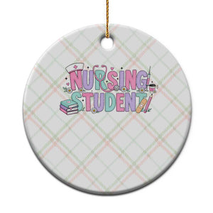Pastel Nursing Student Medical School Gift Ceramic Ornament