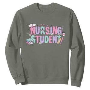 Pastel Nursing Student Medical School Gift Sweatshirt