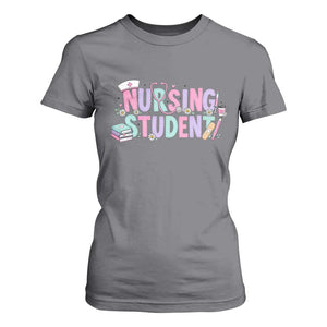 Pastel Nursing Student Medical School Gift T Shirt For Women