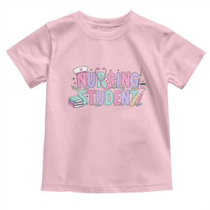 Pastel Nursing Student Medical School Gift Toddler T Shirt