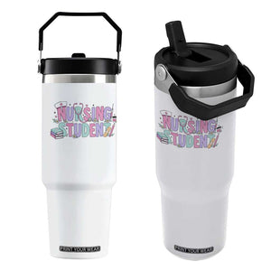 Pastel Nursing Student Medical School Gift Flip Straw Tumbler