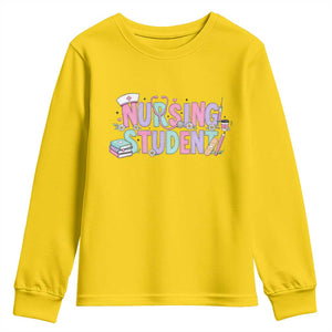 Pastel Nursing Student Medical School Gift Youth Sweatshirt