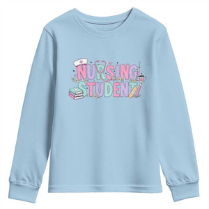 Pastel Nursing Student Medical School Gift Youth Sweatshirt