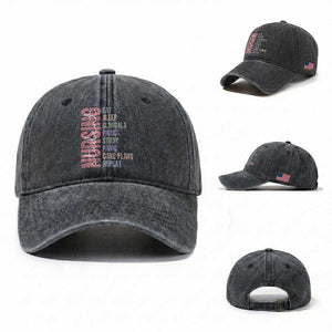Funny Student Nurse Life Washed Cotton Baseball Cap Eat Sleep Clinicals Panic Study Repeat