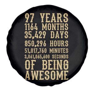 Vintage 97th Birthday Gift Spare Tire Cover 97 Years Of Being Awesome