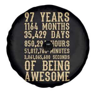 Vintage 97th Birthday Gift Spare Tire Cover 97 Years Of Being Awesome