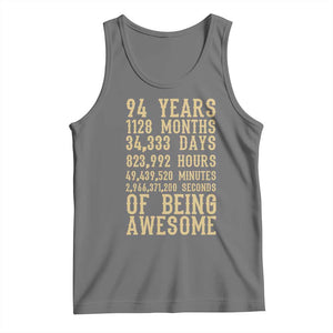 Vintage 94th Birthday Gift Tank Top 94 Years Of Being Awesome
