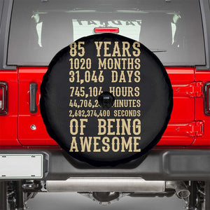 Vintage 85th Birthday Gift Spare Tire Cover 85 Years Of Being Awesome