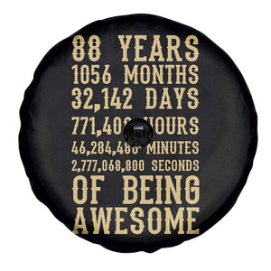 Vintage 88th Birthday Gift Spare Tire Cover 88 Years Of Being Awesome