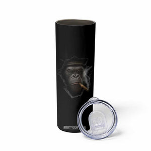 Cool Gorilla With Cigar Skinny Tumbler Animal Lover Gift TS12 Print Your Wear