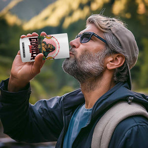 Fitness Lover Gift 4 in 1 Can Cooler Tumbler Gorilla Mode TS12 Print Your Wear