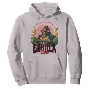 Fitness Lover Gift Hoodie Gorilla Mode TS12 Ice Gray Print Your Wear