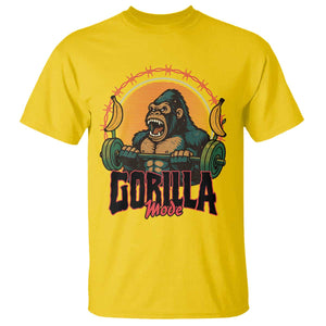 Fitness Lover Gift T Shirt Gorilla Mode TS12 Daisy Print Your Wear