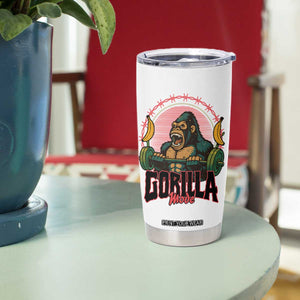 Fitness Lover Gift Tumbler Cup Gorilla Mode TS12 Print Your Wear