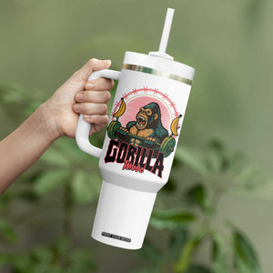 Fitness Lover Gift Tumbler With Handle Gorilla Mode TS12 Print Your Wear