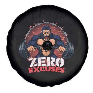 Zero Excuses Spare Tire Cover Gorilla Fitness Lover Gift TS12 Print Your Wear
