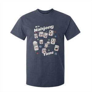 It Is Mahjong Time T Shirt For Kid Mahjong Lover Gift TS12 Navy Print Your Wear