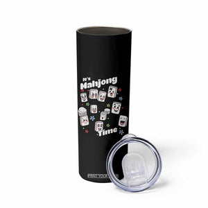 It Is Mahjong Time Skinny Tumbler Mahjong Lover Gift TS12 Print Your Wear