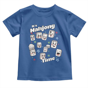 It Is Mahjong Time Toddler T Shirt Mahjong Lover Gift TS12 Royal Blue Print Your Wear
