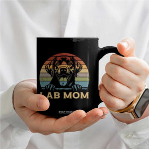 Lab Mom Coffee Mug Retro Sunset Dog Mom Gift TS12 Print Your Wear
