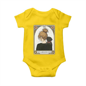 Black Labrador Mom Baby Onesie Funny Tarot Card Dog Lover Gift TS12 Daisy Print Your Wear