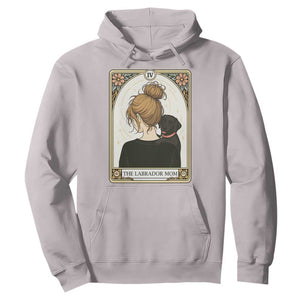 Black Labrador Mom Hoodie Funny Tarot Card Dog Lover Gift TS12 Ice Gray Print Your Wear
