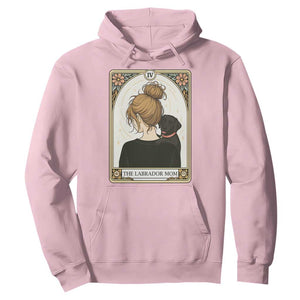 Black Labrador Mom Hoodie Funny Tarot Card Dog Lover Gift TS12 Light Pink Print Your Wear