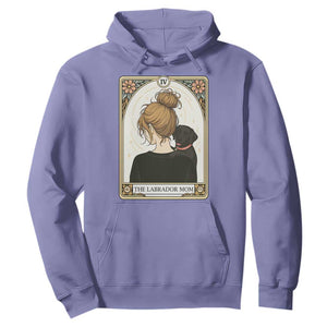 Black Labrador Mom Hoodie Funny Tarot Card Dog Lover Gift TS12 Violet Print Your Wear