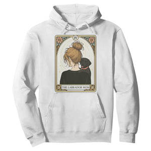 Black Labrador Mom Hoodie Funny Tarot Card Dog Lover Gift TS12 White Print Your Wear