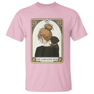 Black Labrador Mom T Shirt Funny Tarot Card Dog Lover Gift TS12 Light Pink Print Your Wear