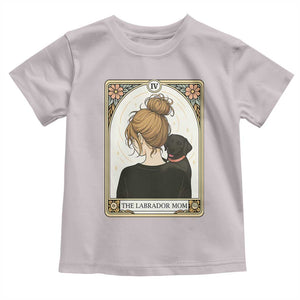 Black Labrador Mom Toddler T Shirt Funny Tarot Card Dog Lover Gift TS12 Ice Gray Print Your Wear