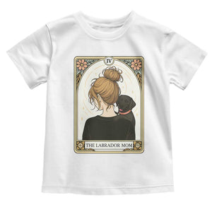 Black Labrador Mom Toddler T Shirt Funny Tarot Card Dog Lover Gift TS12 White Print Your Wear