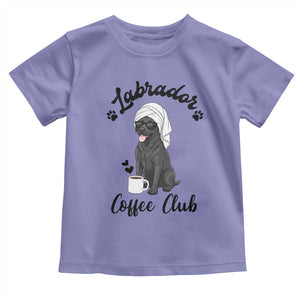 Labrador Coffee Club Toddler T Shirt Funny Dog Lover Gift TS12 Violet Print Your Wear