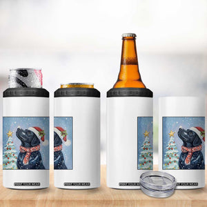 Cute Black Lab Christmas 4 in 1 Can Cooler Tumbler Holiday Dog Lover Gift Idea TS12 Print Your Wear