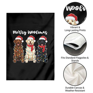 Funny Merry Woofmas Garden Flag Labrador Funny Christmas Dog Lover Gift TS12 Print Your Wear