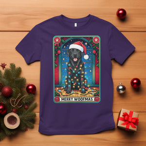 Merry Woofmas T Shirt Funny Tarot Card Labrador Retriever Christmas Gift TS12 Purple Print Your Wear