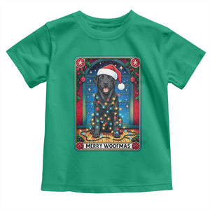 Merry Woofmas Toddler T Shirt Funny Tarot Card Labrador Retriever Christmas Gift TS12 Irish Green Print Your Wear