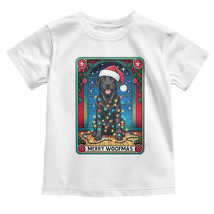 Merry Woofmas Toddler T Shirt Funny Tarot Card Labrador Retriever Christmas Gift TS12 White Print Your Wear