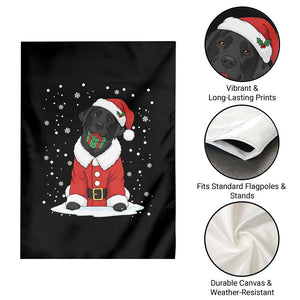 Black Labrador Santa Garden Flag Funny Christmas Dog Lover Gift TS12 Print Your Wear