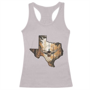 Funny Texas Duck Hunting Season Racerback Tank Top Hunter Gift TS12 Ice Gray Print Your Wear