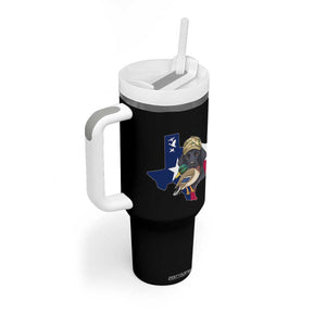 Funny Texas Duck Hunting Season Tumbler With Handle Black Labrador Hunter Gift TS12 Print Your Wear