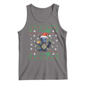 Ugly Christmas Dragon Dart Player Tank Top Gift For Dartist TS12 Deep Heather Print Your Wear